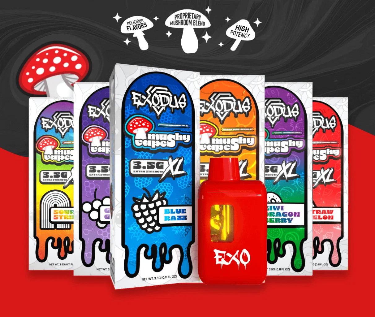 Exodus Mushvape 3.5g Disposable *NEW*