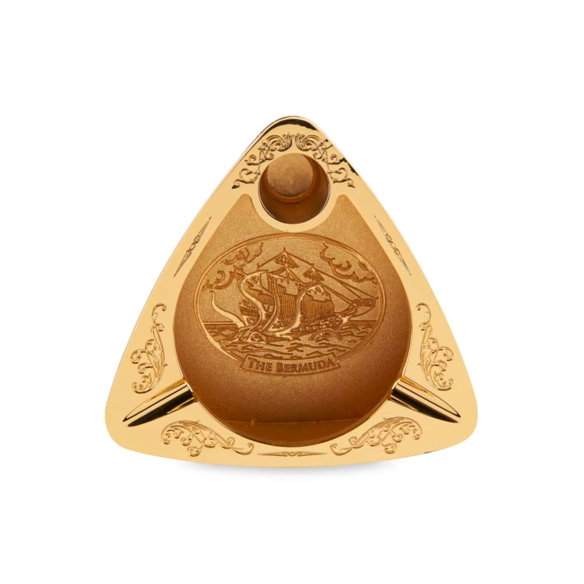 King Palm Ashtray - Bermuda - Gold