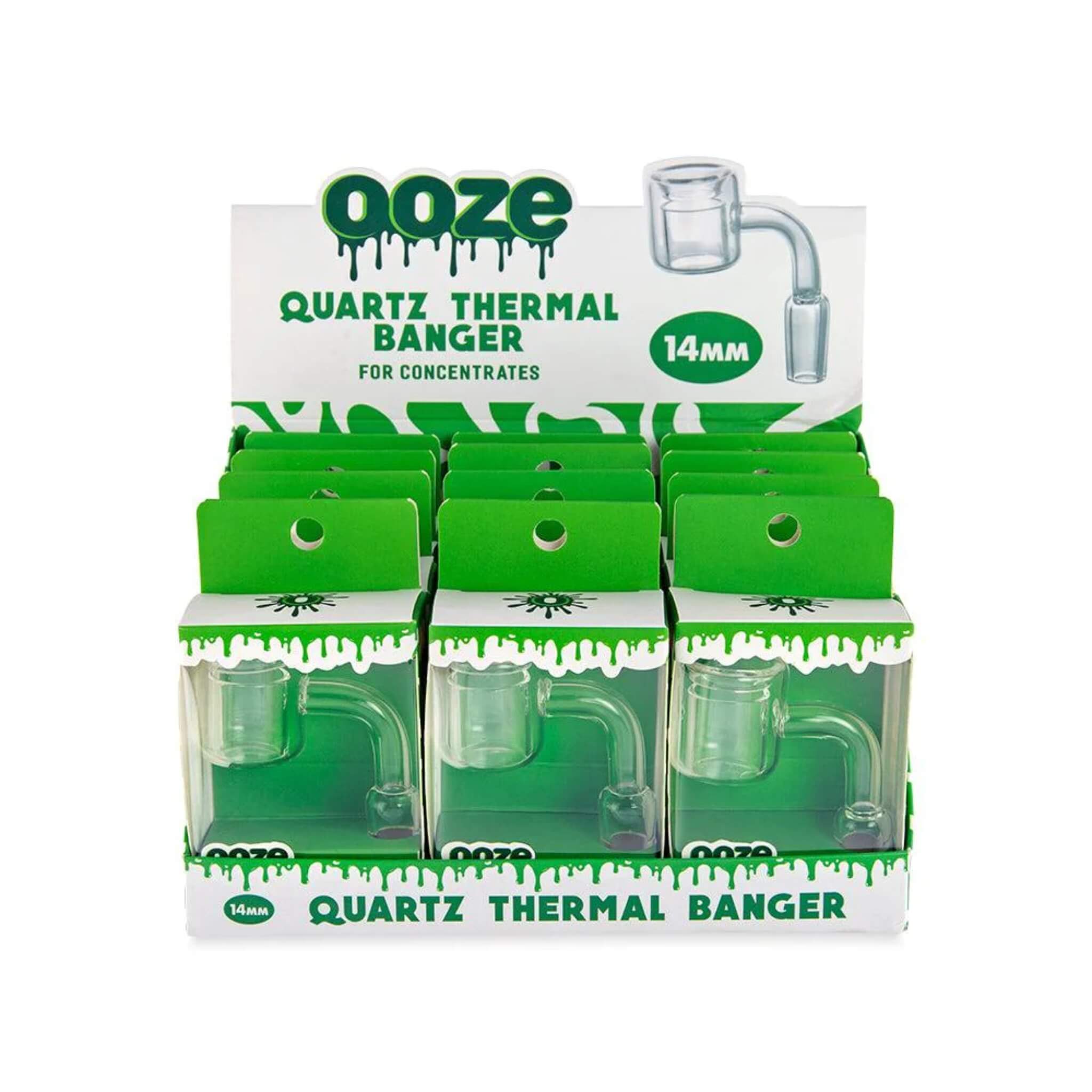Ooze Thermal Banger - 90 Degree - 14mm - Male - 50% Off *Bargain Bin*