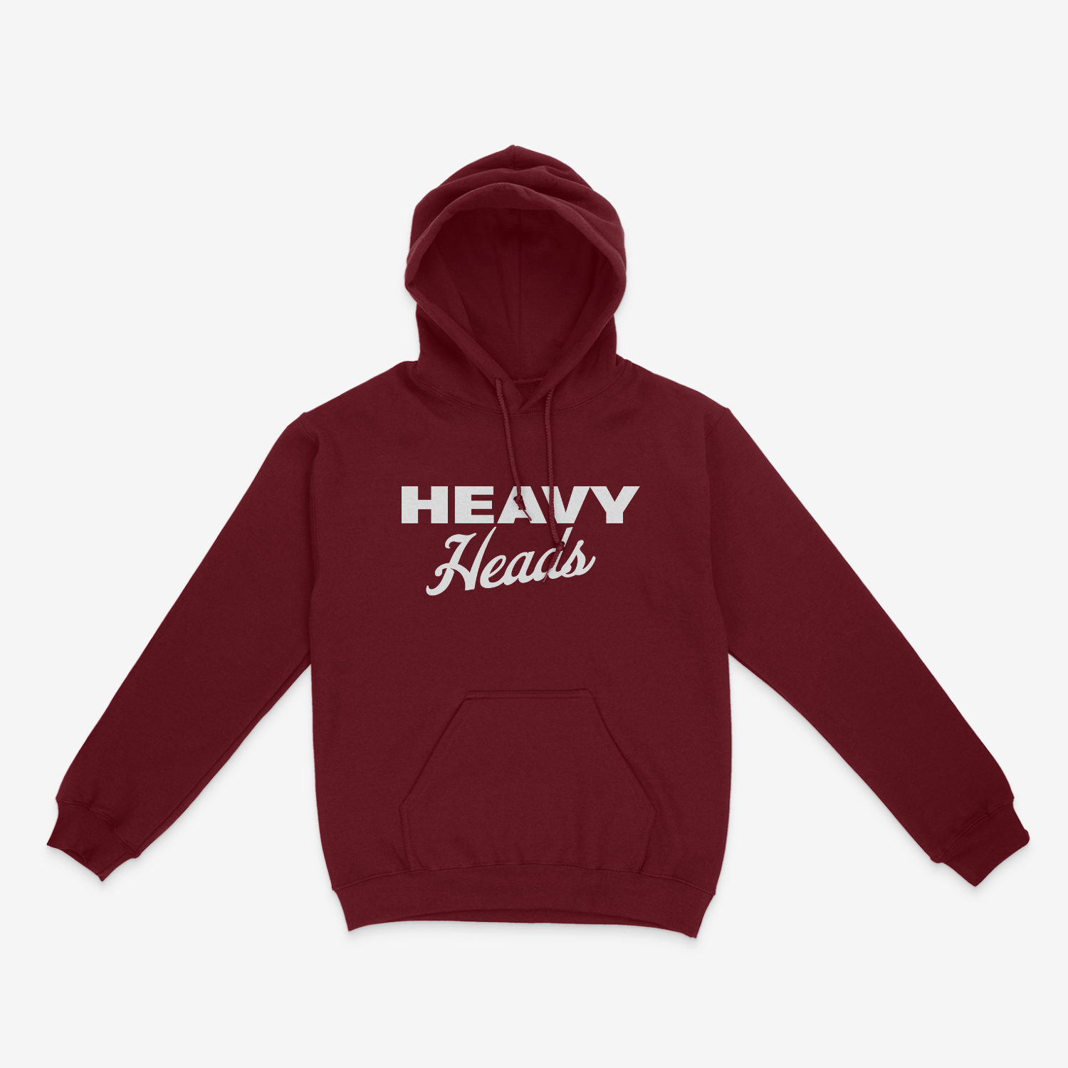 Stacked Hoodie (Maroon)
