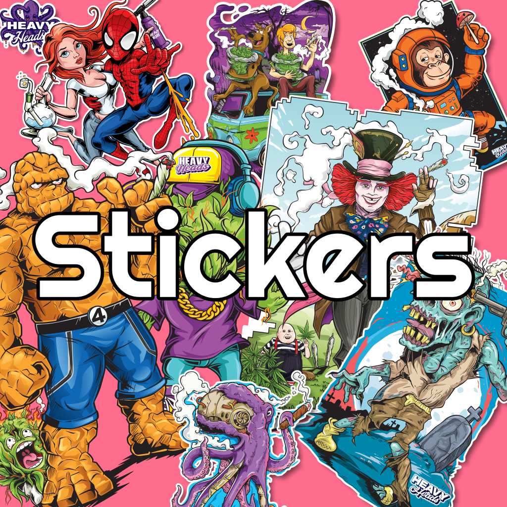 Heavy Heads Stickers - Click to Pick!